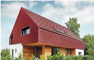 Tuile aluminium rouge Tuile aluminium rouge